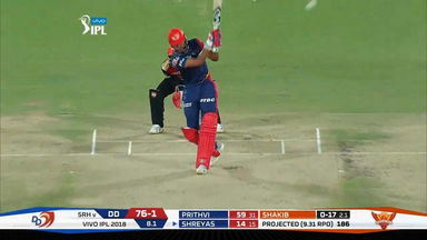 M36: SRH vs DD – Shreyas Iyer Six