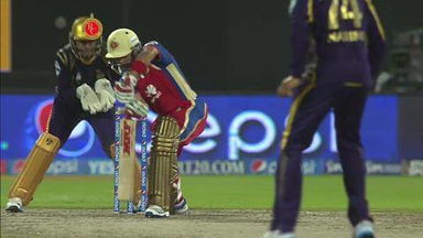 M11: RCB vs KKR –  Virat Kohli Wicket
