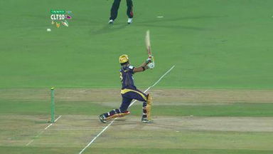 M10: KKR vs PER –  Gautam Gambhir Wicket