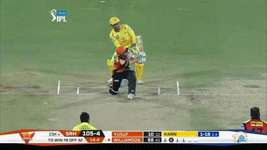 M20: SRH vs CSK –  Kane Williamson Six