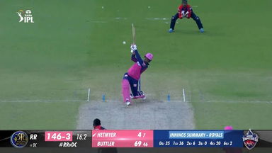 M11: RR vs DC – Shimron Hetmyer Six