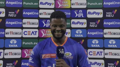 M48: LSG vs MI – Romario Shepherd Interview