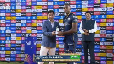 IPL 2026 M09: GT vs RR - TATA IPL Green Dot Balls of the Match - Kagiso Rabada