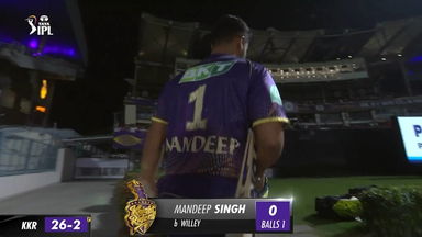 M09: KKR vs RCB – Mandeep Singh Wicket