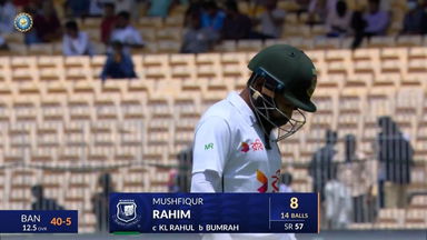 IND vs BAN 2024, 1ST Test: Mushfiqur Rahim Wicket