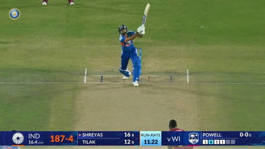 IND vs WI 2026, 2nd T20I: Shreyas Iyer Six