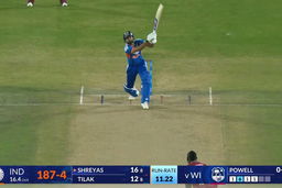IND vs WI 2026, 2nd T20I: Shreyas Iyer Six