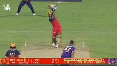 IPL 2025 M01: KKR vs RCB - Virat Kohli Six