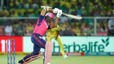 Up and away: Yashasvi Jaiswal gets going with crisp boundaries