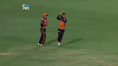 Pandey runs stuns and grabs with both hands