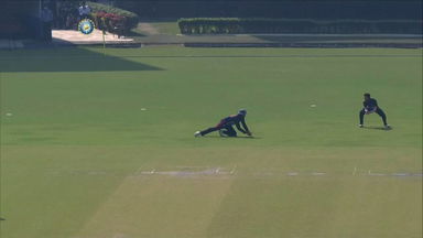 Bandeep Singh' takes a good low catch