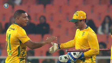 IND vs SA 2025, 2nd T20I: Fall of Wickets
