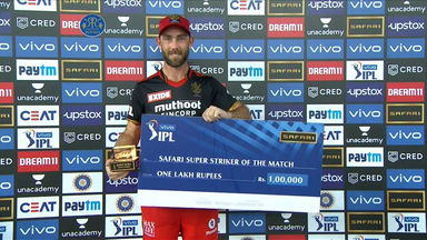 M43: RR vs RCB  – Safari Super Striker of the Match – Glenn Maxwell