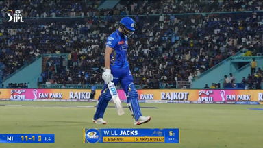 IPL 2025 M16: LSG vs MI - Will Jacks Wicket