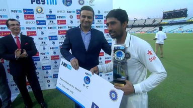 India vs NZ, 2016 - 2nd Test: W Saha Man of the match