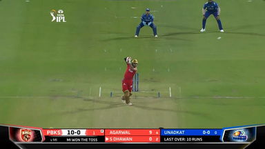 M23: MI vs PBKS – Shikhar Dhawan Six