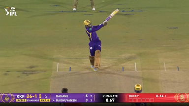 IPL 2026 M57: RCB vs KKR - Angkrish Raghuvanshi Six