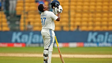 That Maiden Test Century feeling ft Sarfaraz Khan!