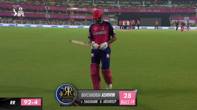 M65: RR vs PBKS – Ravichandran Ashwin Wicket