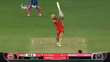 M32: PBKS vs RR – KL Rahul Six