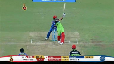 M11: RCB vs RR – Virat Kohli Six