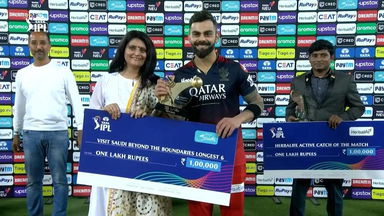 M65: SRH vs RCB – Visit Saudi Beyond the Boundaries Longest 6 of the Match – Virat Kohli