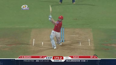 M51: MI vs KXIP – Shaun Marsh Six