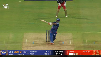 IPL 2025 M70: LSG vs RCB - Rishabh Pant Six