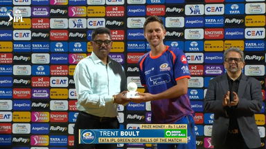 IPL 2026 M41: MI vs SRH - TATA IPL Green Dot Balls of the Match - Trent Boult