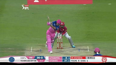 M50: KXIP vs RR – Ben Stokes Six