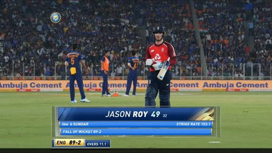 IND vs ENG 2021, 1ST T20I : Jason Roy Wicket