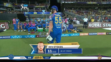 M49: KKR vs RR – Ben Stokes Wicket