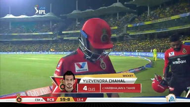 M01: CSK vs RCB – Yuzvendra Chahal Wicket