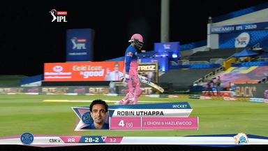 M37: CSK vs RR – Robin Uthappa Wicket