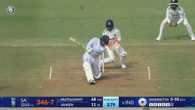 IND vs SA 2025, 2nd Test: Senuran Muthusamy Six