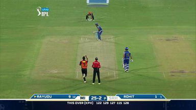 M12: SRH vs MI – Ambati Rayudu Six