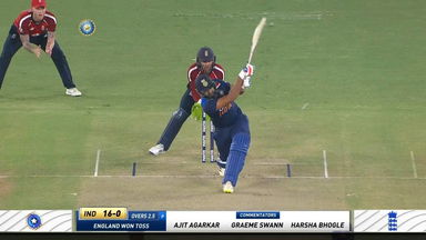 IND vs ENG 2021, 5th T20I : Rohit Sharma Six