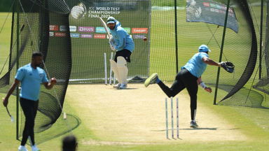 Getting into the WTC Final groove ft. Team India