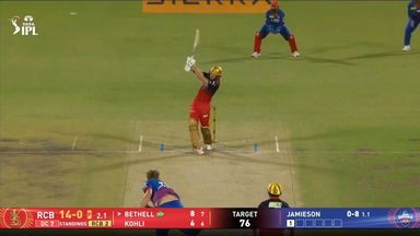 IPL 2026 M39: DC vs RCB - Jacob Bethell Six