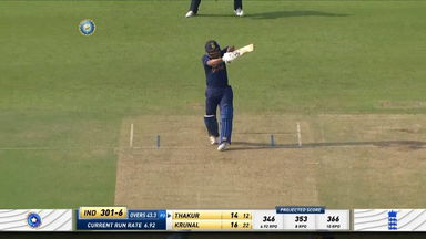 IND vs ENG 2021, 3RD ODI : Shardul Thakur Six