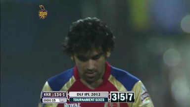 Match 38 KKR vs RCB – Gambhir's 3rd Six