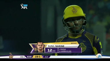 M05: CSK vs KKR – Sunil Narine Wicket