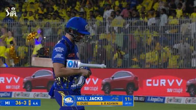 IPL 2025 M03: CSK vs MI - Will Jacks Wicket