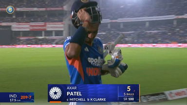 IND vs NZ 2026, 1st T20I: Axar Patel Wicket