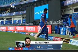 M50: DC vs CSK – Rishabh Pant Wicket