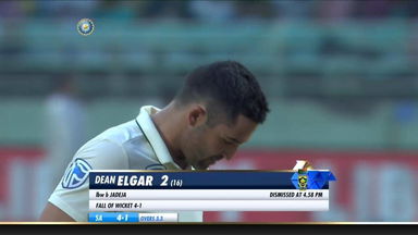IND vs SA 2019, 1st Test, Day 4: Dean Elgar Wicket
