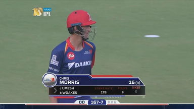 M18: DD vs KKR – Chris Morris Wicket