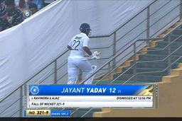 IND vs NZ 2021, 2nd Test, Day 2: Jayant Yadav Wicket