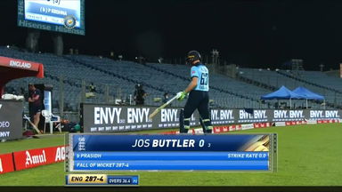 IND vs ENG 2021, 2nd ODI : Jos Buttler Wicket