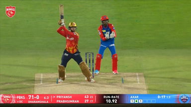IPL 2025 M58: PBKS vs DC - Priyansh Arya Six